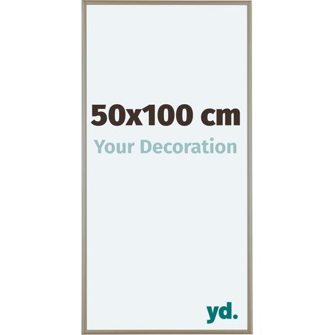 yd. - Cadre photo 50x100 - Champagne - Aluminium - Kent