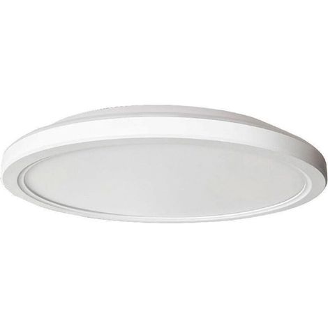 Plafonnier LED de surface 18 W 2100 lm 220 x 25 mm CCT, idéal pour l'éclairage dans les maisons et les bureaux, fournit une lumière efficace et brillante.