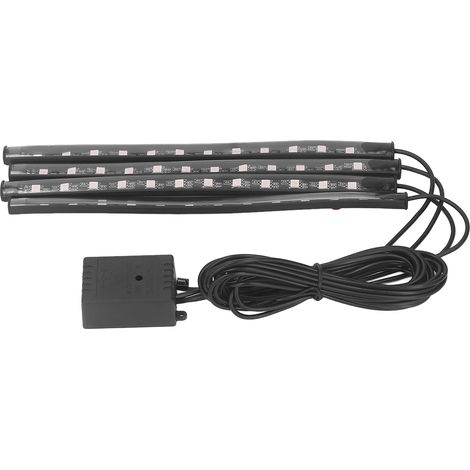 Bandeau LED RGB 8 couleurs avec 48 LEDs, contrôle par son pour décoration de fête, alimentation DC5‑12V (1/5)