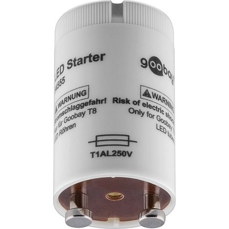 Goobay 54555 accesorios de iluminación Cebador para tubo fluorescente