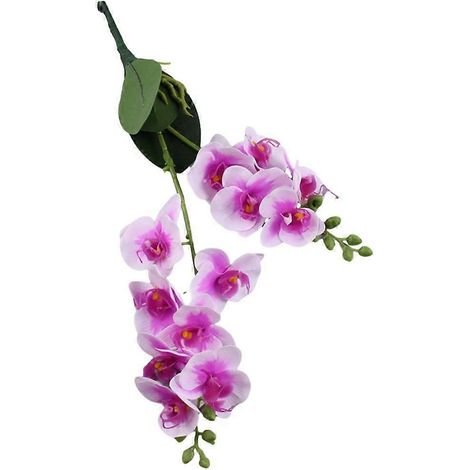 Orchidée papillon artificielle, fleurs d'orchidées papillonviolet clair (1/5)