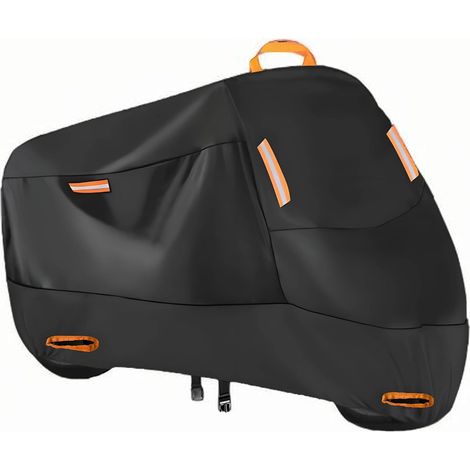 Housse pour Moto MP3 500, Bâche Pluie Anti Poussière, Couverture Résistant Neige Extérieure Vent, Housse Scooter Respirante UV Anti-Vent, Résistant à l'eau, XXXXL (1/5)