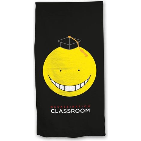 Serviette De Plage - Assassination Classroom - Smiley Jaune - 70x140 cm (1/3)