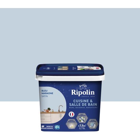Wandfarbe, RIPOLIN Küche und Bad, 0,75 Liter, seidenmatt braunblau RIPOLIN (1/3)