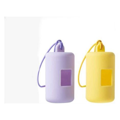 Sacs à déjections canines - Lot de 2 - Sacs à déjections canines portables - Support pour Sacs à déjections canines - Plastique - Distributeur de Sacs à déjections canines à déjections canines - À sus (1/5)