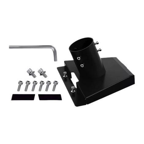 Support De Montage Métallique Pour Starlink Gen 3 - Adaptateur 45mm Résistant Aux Intempéries - Pour Toit Camping-Car Bateau - Kit Complet Noir (1/5)