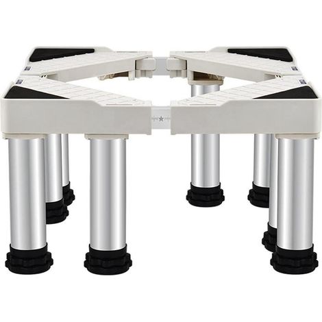 Verstellbares Untergestell für Waschmaschinen & Trockner, 50-75cm, Edelstahl (1/5)