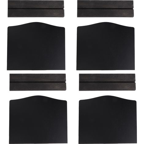 Ensemble de 4 mini tableaux noirs double face innovants pour décorer la maison, l'hôtel, le bar et le bureau. (1/4)
