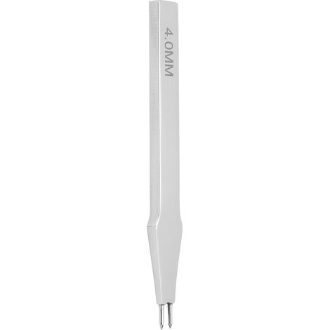 Outil de perforation à griffes rondes pour cuir, en acier, pour la couture et le bricolage, 4 mm². (1/5)