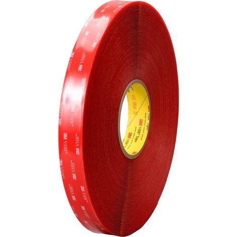 3M 4905F666 Cinta adhesiva doble cara transparente 66m x 6mm