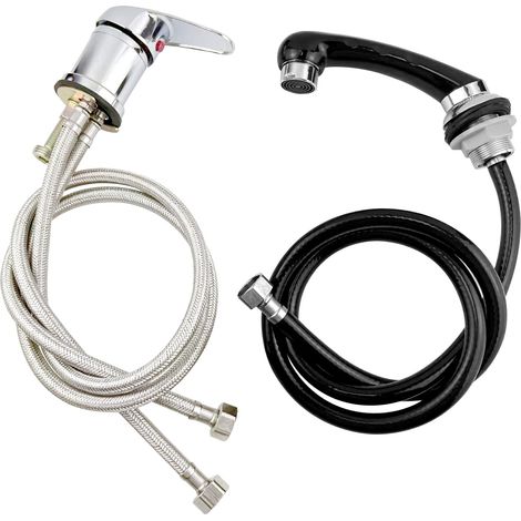 Douchette, Douchettes Pour Lavabo Avec Flexible De 110cm Mitigeur De Coiffure Extensible Avec Douchette Monocommande Standard Pour Salons De Coiffure Et Bacs à Shampoing (1/5)