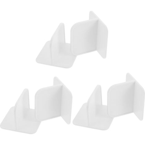 Lot de 6 fixations murales pour étagère meubles ancrages (1/5)