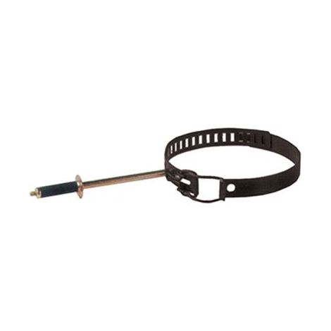 COLLARE REGGITUBO CLASSIC NERO OPACO - CM 10/15 + TASSELLO- 10 pezzi