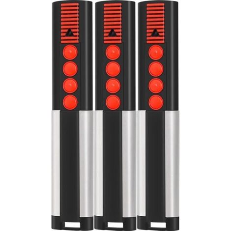 Lot of 3 868MHz Gate Remote Control, Garage Door Remote Control Compatible with Remote Control 4020 TX03-868-4, 4026 TX03-868-2, 4020V000, 4026V000, Garage Door Gate Beeper, 4 Channels (1/4)