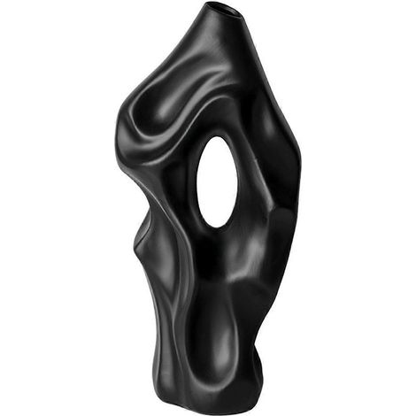 Nordische abstrakte große Keramikvase, Kunst, Wohndekoration