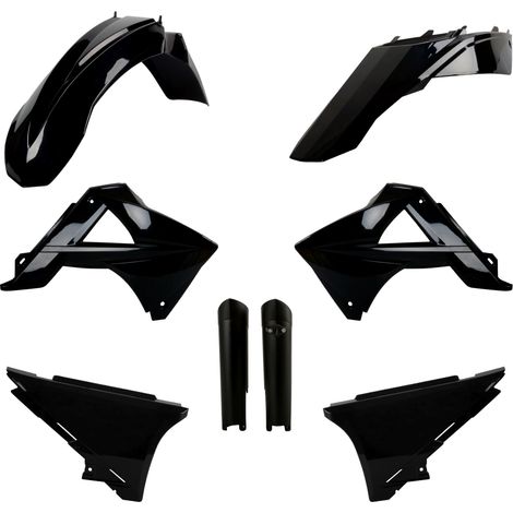 Polisport Gas Gas EC ECF Kit in plastica 125 200 250 300 10 Nero