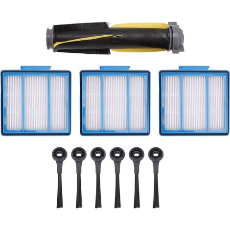 Kit de Brosses et Filtres pour Aspirateur Robot Shark IQ RV101 – 1 Brosse Principale, 3 Filtres HEPA, 6 Brosses Latérales (1/5)