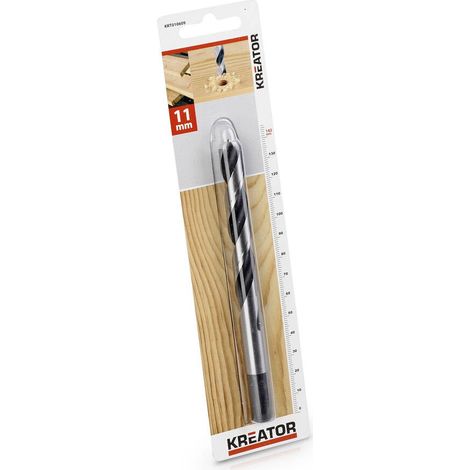 Broca para madera kreator krt010609 11 mm 142 mm