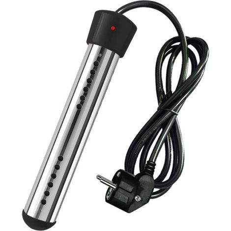 Calentador de agua eléctrico de inmersión de 3000 W, calentador de agua para piscinas, calentador de agua portátil, apto para fregaderos y cubos. (1/5)