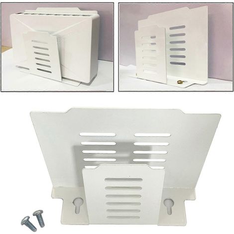 Étagère murale flottante pour routeur Wi-Fi ou haut-parleur, avec support flottant pour câbles. (1/4)