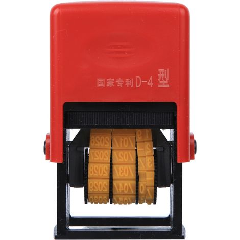 Machine de codage de date type D-4, étiquette pour sacs alimentaires, date réglable, machine d'impression manuelle de date