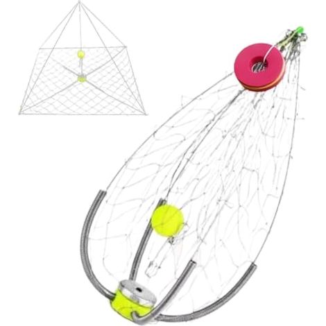 Piège à Crabe Pliable, Cage à Crabe Attrape-Pot pondéré (1/5)