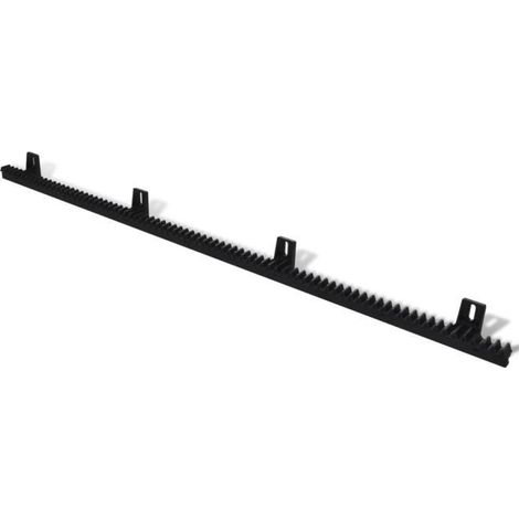 Crémaillères - 4 pcs - Nylon renforcé - 800 kg - Portail coulissant motorisé