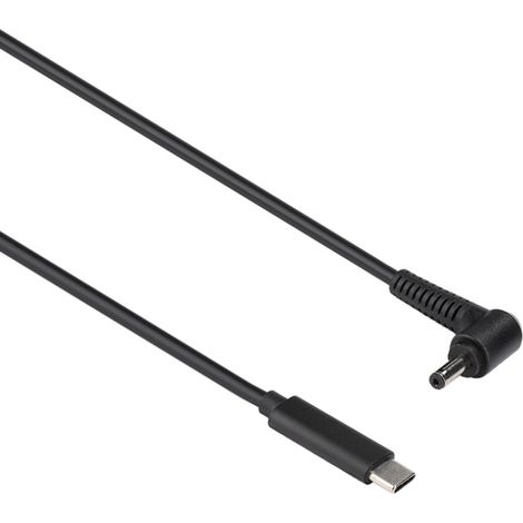 Este cable adaptador convierte una interfaz Tipo-C en una interfaz CC e incorpora un chip sensor PD, lo que permite la carga rápida de ordenadores portátiles con interfaz Tipo-C.