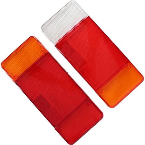 Feux Arrière à LED, Boîtier de Feu Arrière de Camion avec Transmission de la Lumière, Remplacement ABS Rouge Orange Blanc pour Eurocargo et Daily (1/4)
