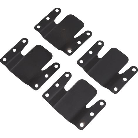 4 jeux de supports universels emboîtables en fer pour canapé d'angle, ouverture de 0,5 cm, pour la maison ou le dortoir (1/5)