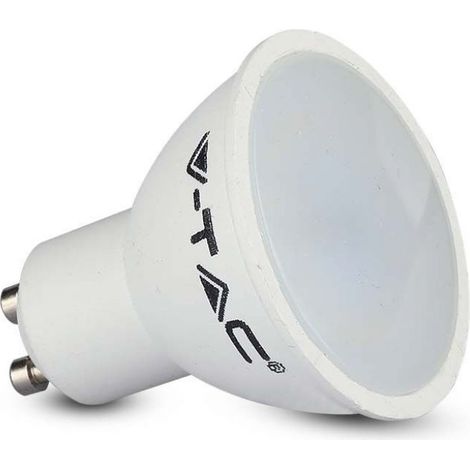 V-Tac VT-1975 Lampadina Spot LED 4.5W faretto GU10 satinato luce bianco freddo 6400K - 211687