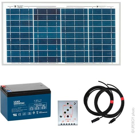 NX - Kit Solaire Autonome XS 12V 85Wc (85Wh/jour en moyenne)