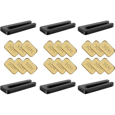 Kit Équilibrage Ventilateur de Plafond pour Prolonger la Durée de Vie et Réduire le Bruit 6 Sets Poids Métalliques et Clips en Résine Époxy pour L'été Vacances (1/5)
