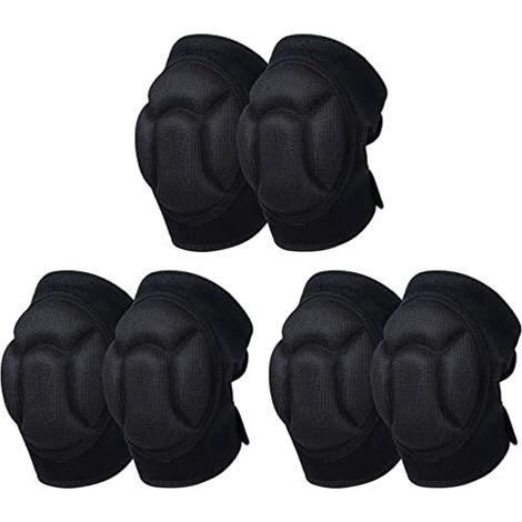 Genouillères Homme/Femme pour Jardinage, Nettoyage, Travaux de Construction, Sol, Volleyball, Anti-Slip Collision 3 Paire (1/5)