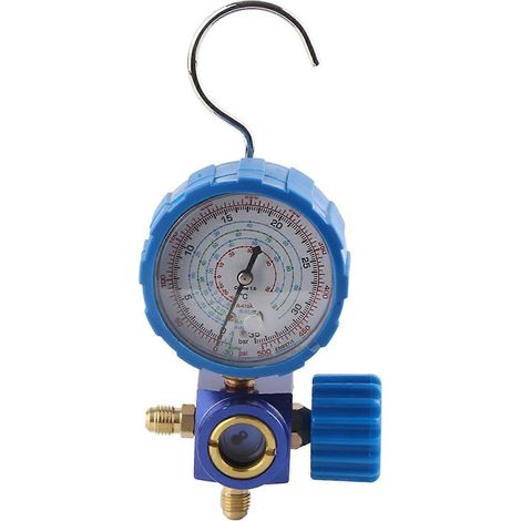 Manometer und Ventil für Klimaanlagen, 500 psi, 35 kgf cm², mit Sichtfenster