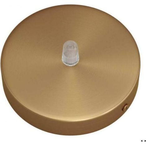 Creative-cables italia kit zylindrische metall rosette durchmesser 12 cm 1 loch satin bronze krm57fcots