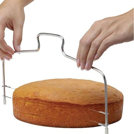 Emporte-pièce professionnel en acier inoxydable, réglable, double niveleur de fil de coupe (1/5)