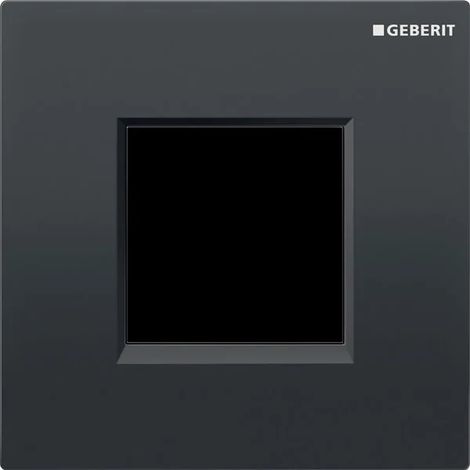 Geberit Typ 20 Placa de cubierta, angular: negro intenso, 243271KM1
