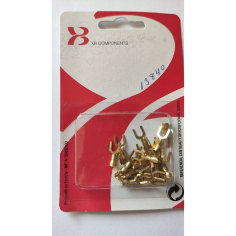 Gabelkopfklemmen für Schraube 4,2 (Blister mit 25 Klemmen)