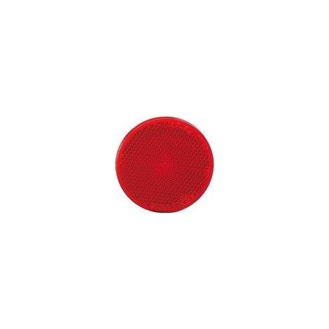 Catarifrangente adesivo rosso Ø 60mm (1/2)