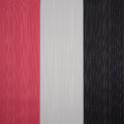 Textured Vinyl Wallpaper Pink Grey Black Unity Stripe Paste The Wall Decor (1/4)