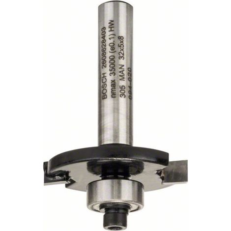 Bosch PRO Scheibennutfräser 8 mm – für Hartholz und Holzverbundwerkstoffe – zylindrischer Schaft – D1 32 mm, L 5 mm, G 51 mm (1/3)