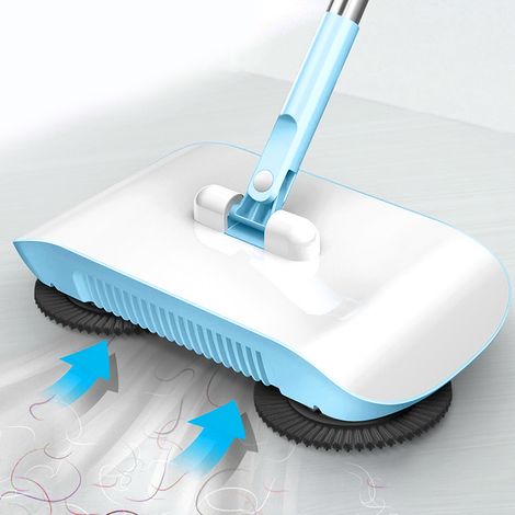Balai à main ménager, machine de balayage, balai, pelle, outils de nettoyage de sols, bleu (1/5)