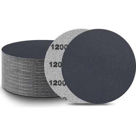 Lot De 100 Disques Abrasifs Grain 1200 De 75 Mm Avec Fermeture[BI33] (1/5)