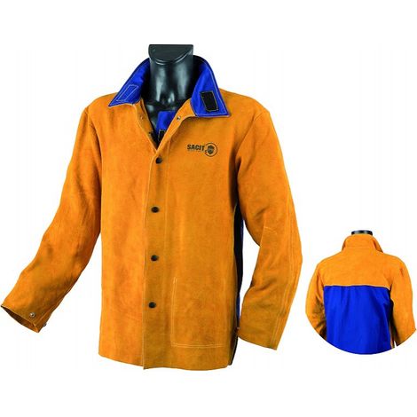 Veste soudeur croûte cuir dos coton TL - TRAFIMET - F12160L