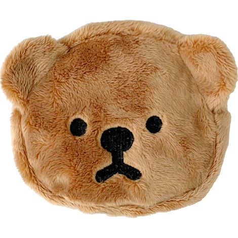 Porte-monnaie dessin animé ours en peluche mignon portable mini sac à monnaie pour shopping étudiant café (1/5)