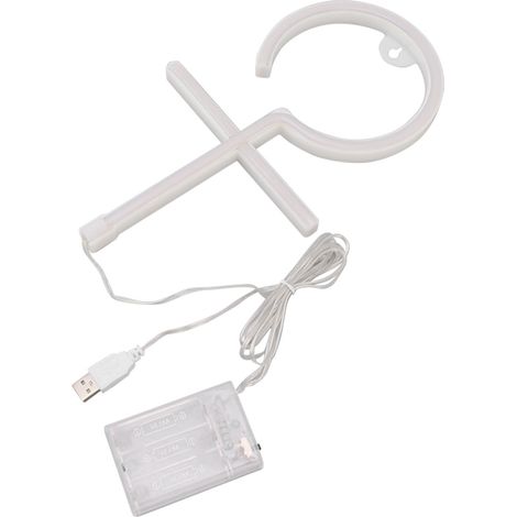 Lampe Néon LED Rose en Forme de Fille, Décorative pour Chambre, Idée Cadeau pour Fête et Soirée (1/5)