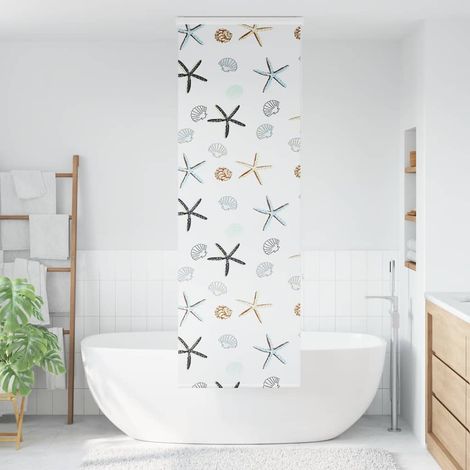 Store enrouleur de douche,Store à rouleau avec cassette largeur du tissu 56 cm CFW6605901 (1/5)