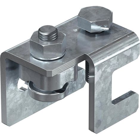 OBO Bettermann Mordaza de construcción 20mm Acero cincado por inmersión en caliente, 5304520