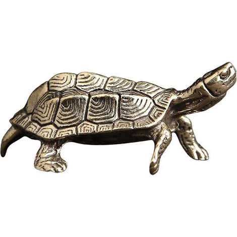 Décoration miniature de jardin en forme de tortue, ornement de bureau, mini-jardin, bonsaï, micro-paysage.-5.35X3.37cm (1/3)